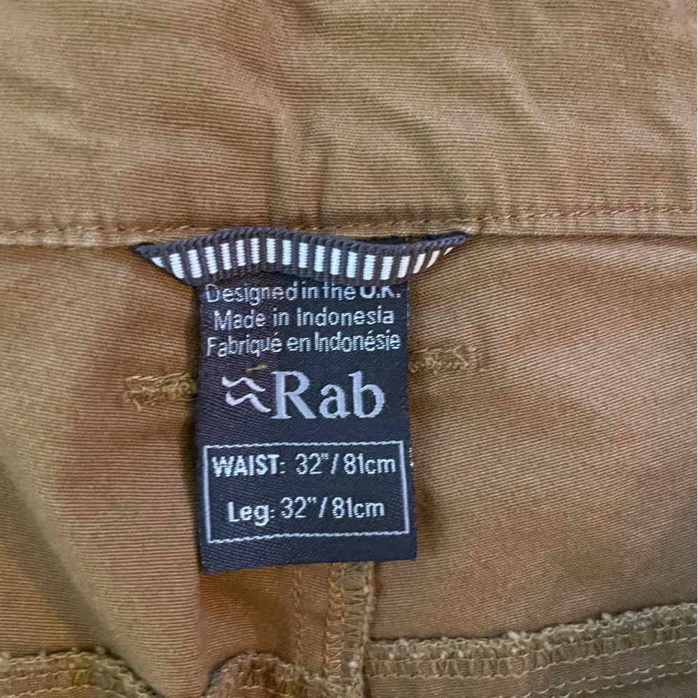 Men's Rab Camel Color Pants - Picture 2 of 3